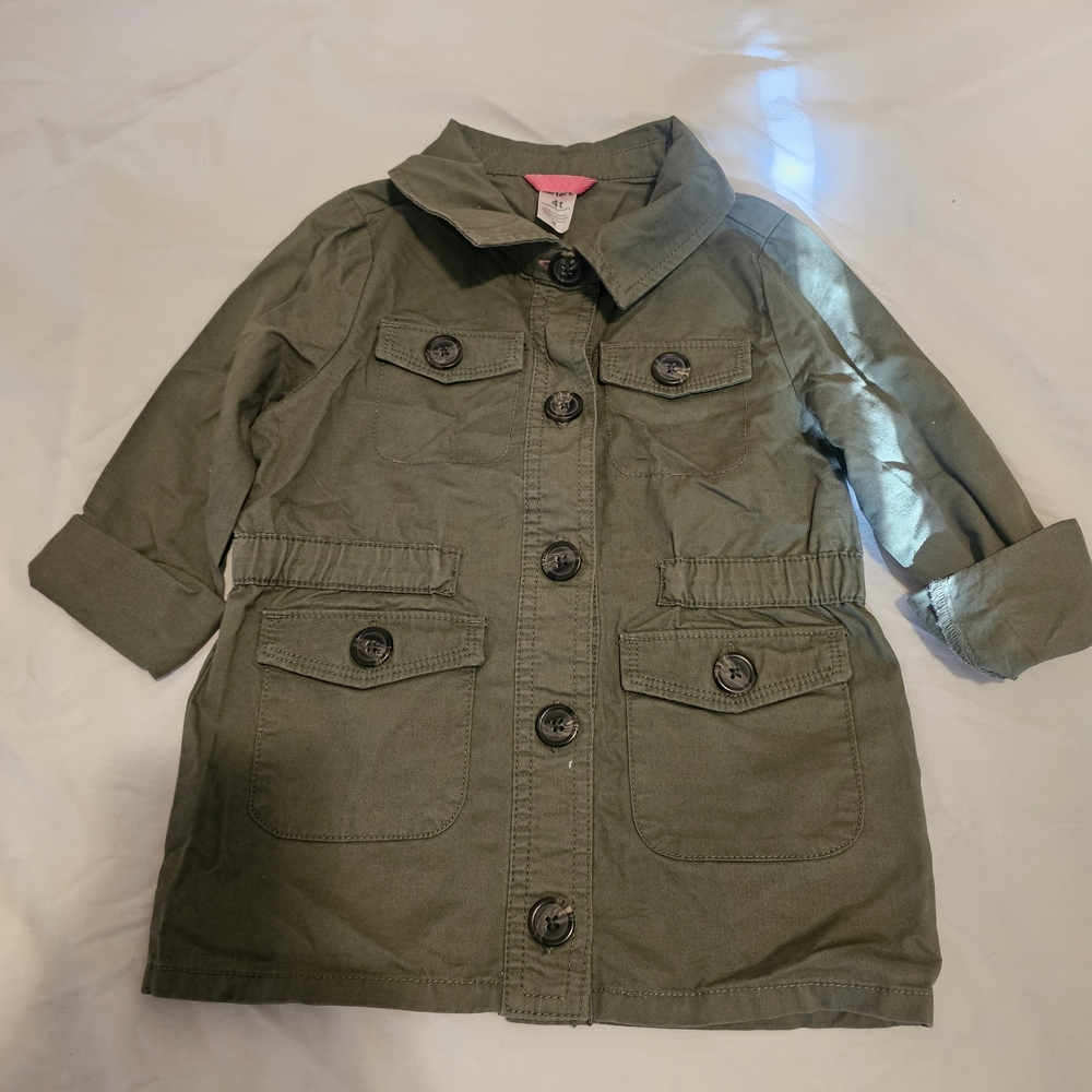 Kids Olive Green Jacket